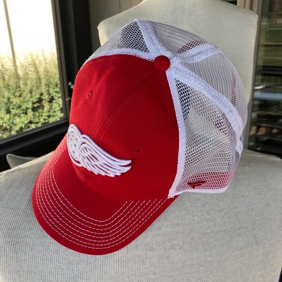 FANATICS/OLD TIME HOCKEY NHL Detroit Red Wings Cap/Toboggan Bundle - Size OS - Picture 9 of 12